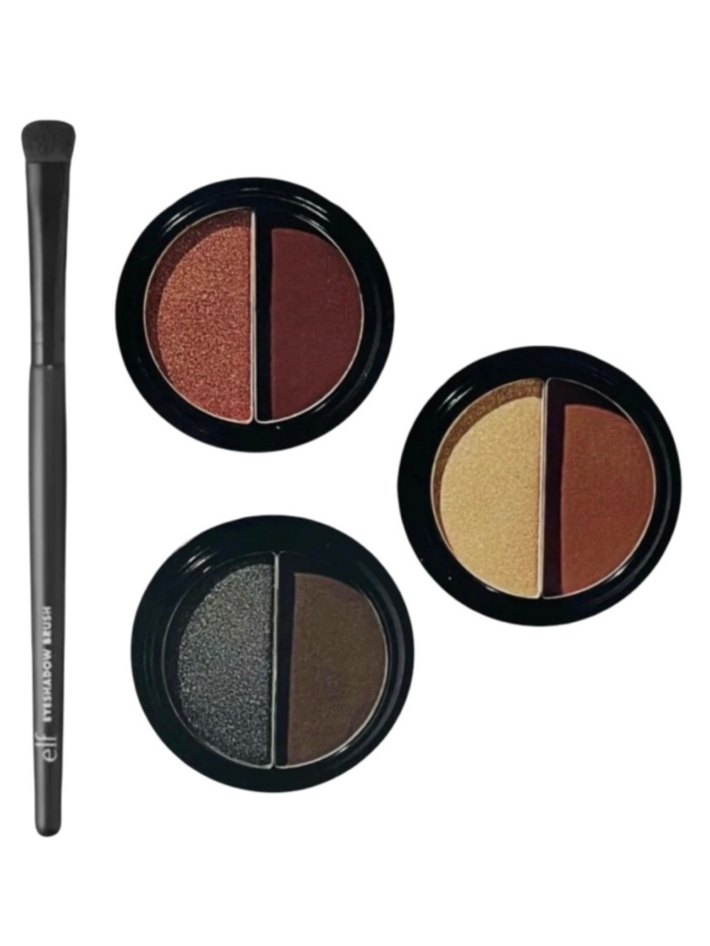 e.l.f. Eyeshadow Duo Set & Brush (NWT)